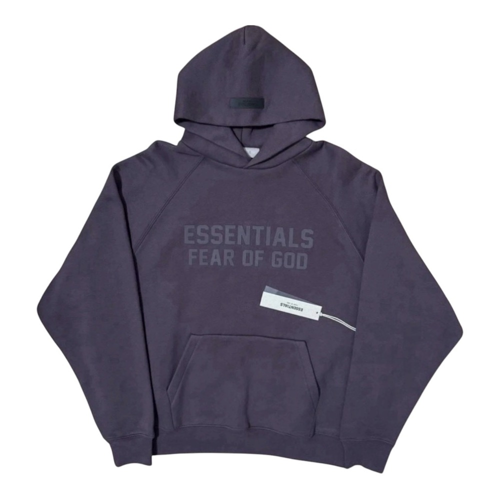 Fear Of God Essentials Hoodie Plum